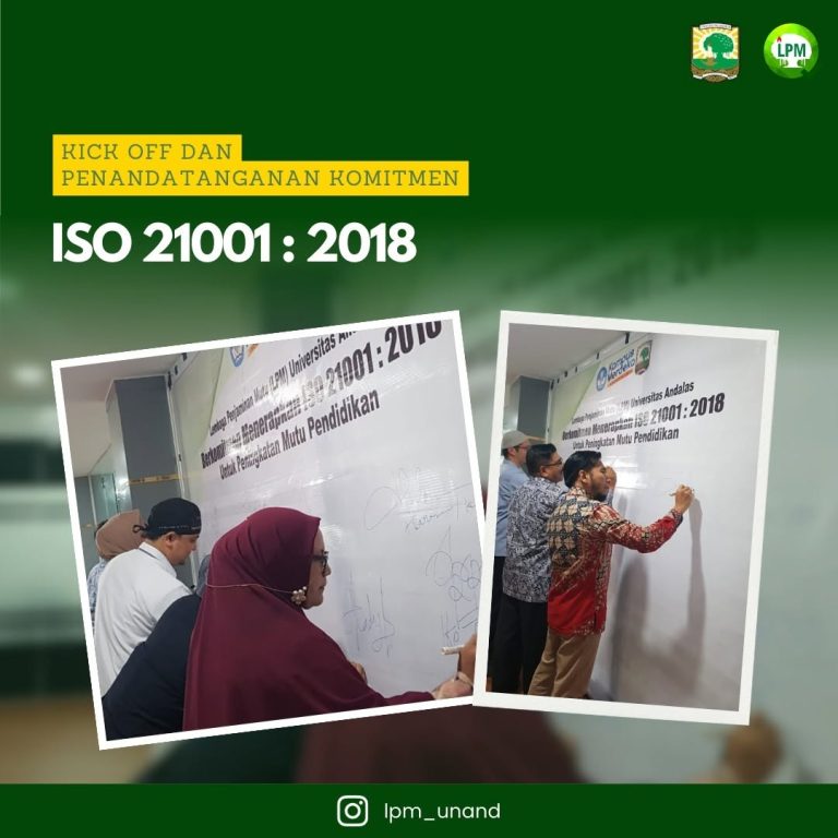Persiapan ISO 21001 2018