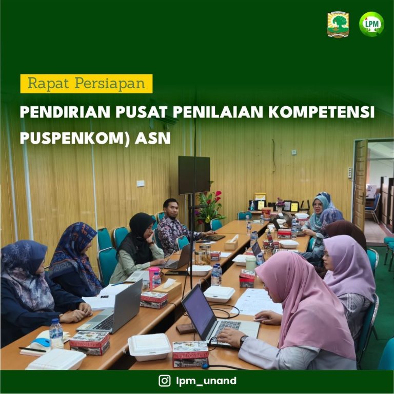 Rapat Persiapan Pendirian Pusat Penilaian Kompetensi (Puspenkom) ASN