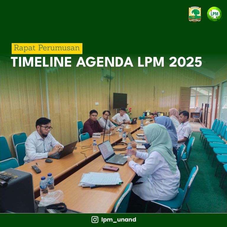 Rapat Perumusan Timeline Agenda LPM Selama 1 Tahun 2025
