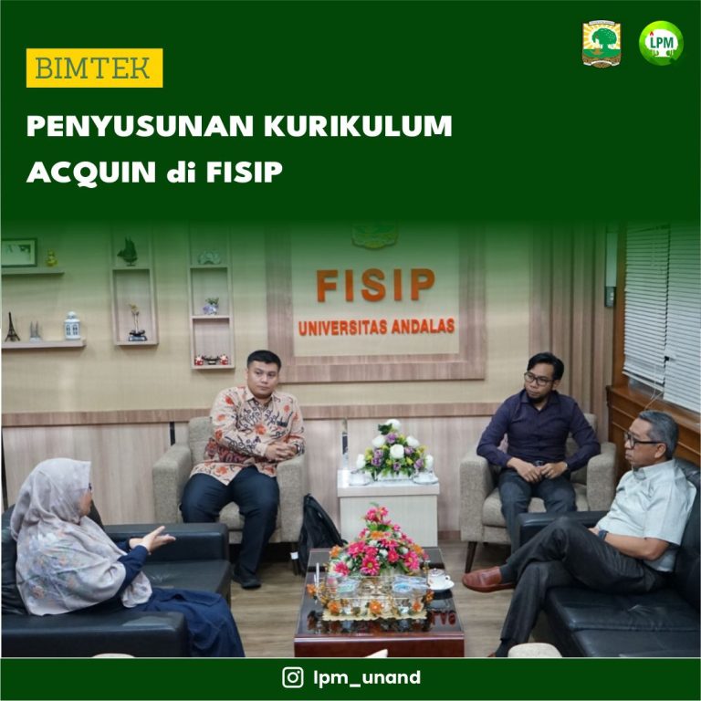 BIMTEK Penyusunan Kurikulum ACQUIN di FISIP Hari Pertama