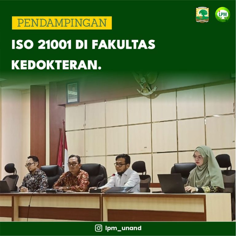 Pendampingan ISO 21001 di Fakultas Kedokteran
