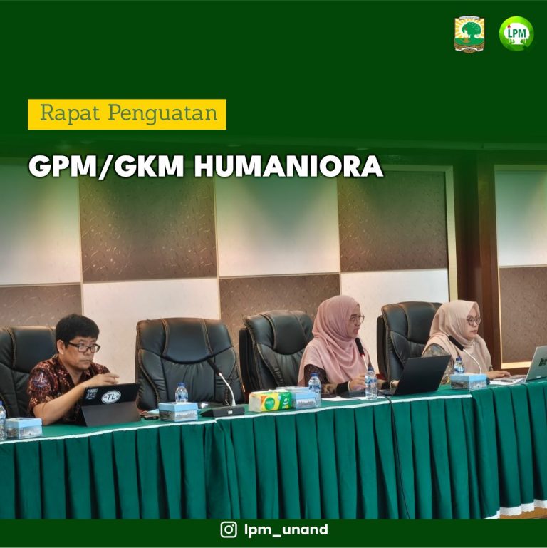 Rapat Penguatan Peran GPM dan GKM Humaniora