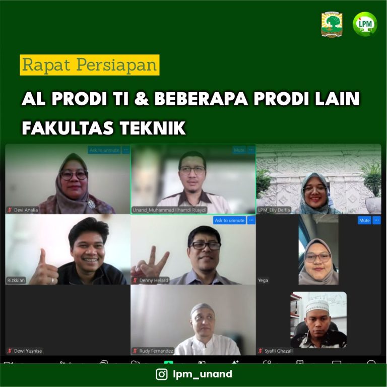 Rapat Persiapan AL Prodi TI dan beberapa prodi lain Fakultas Teknik