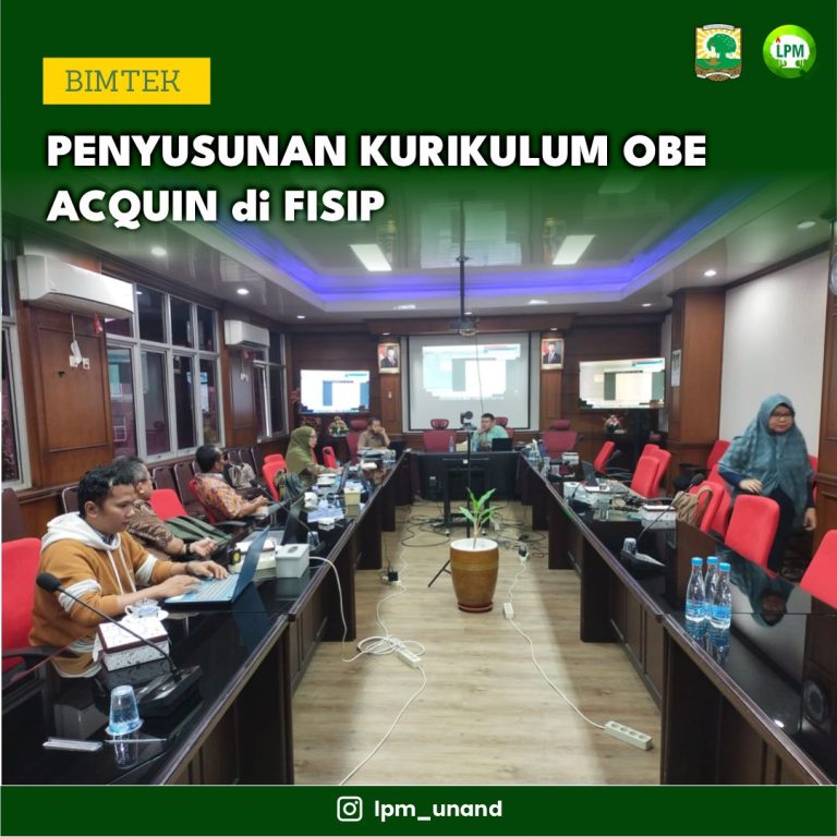 BIMTEK Penyusunan Kurikulum OBE ACQUIN di FISIP