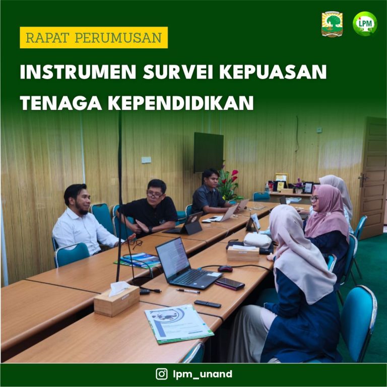 Rapat Perumusan Instrumen Survei Kepuasan Tenaga Kependidikan