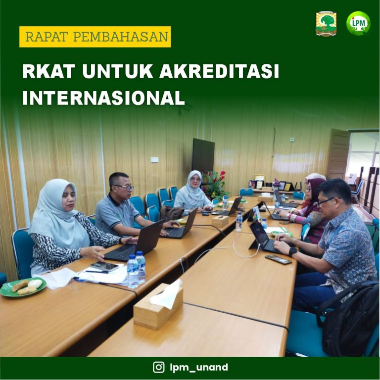 Rapat Pembahasan RKAT Untuk Akreditasi Internasional