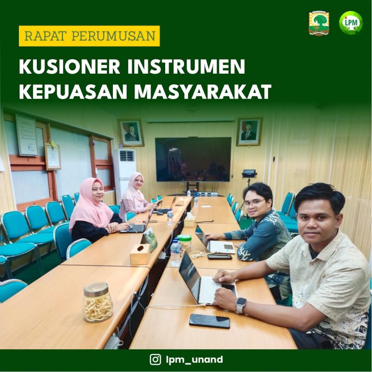 Rapat Perumusan Instrumen Kepuasan Masyarakat