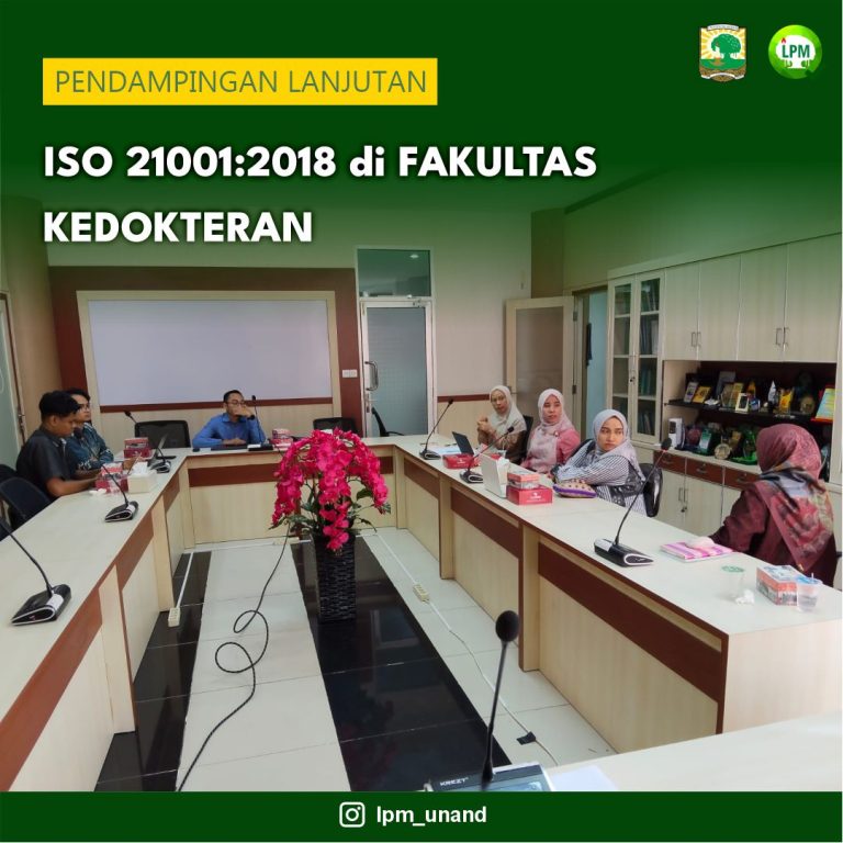 Pendampingan Lanjutan ISO 2100 2018 di Fakultas Kedokteran