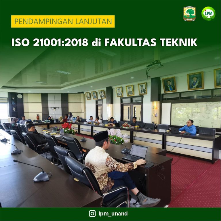 Pendampingan Lanjutan ISO 2100 2018 di Fakultas Teknik