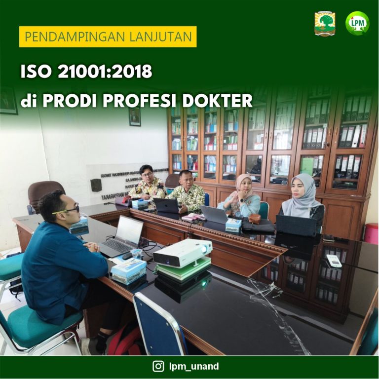 Pendampingan Lanjutan ISO 2100 2018 di Prodi Profesi Dokter