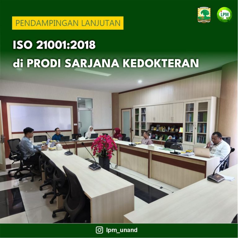 Pendampingan Lanjutan ISO 2100 2018 di Prodi Sarjana Kedokteran