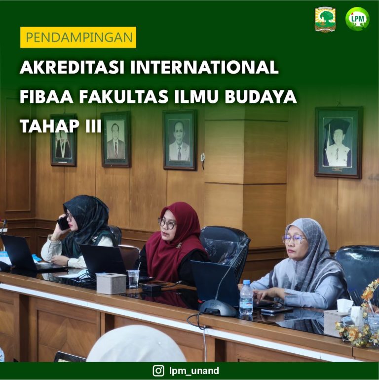 Pendampingan Akreditasi Internasional FIBAA Fakultas Ilmu Budaya
