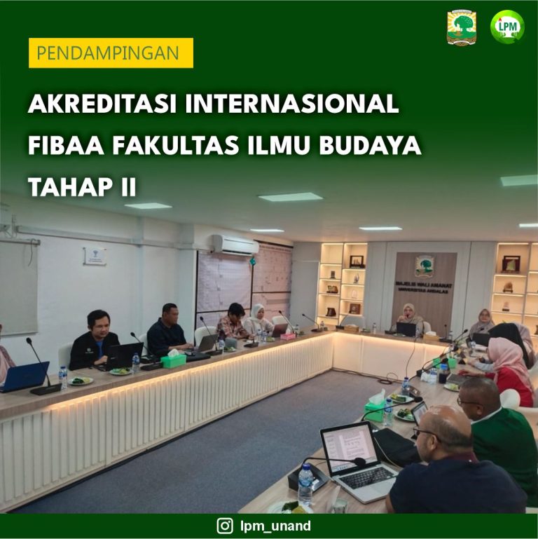 Pendampingan Akreditasi Internasional FIBAA Fakultas Ilmu Budaya Tahap II
