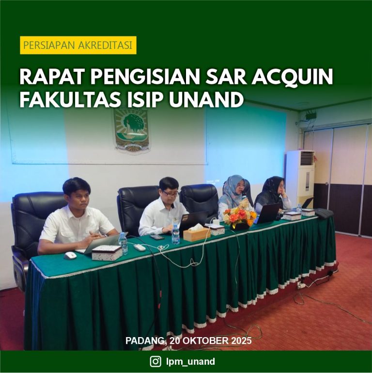 RAPAT PENGISIAN SAR ACQUIN FAKULTAS ISIP UNAND
