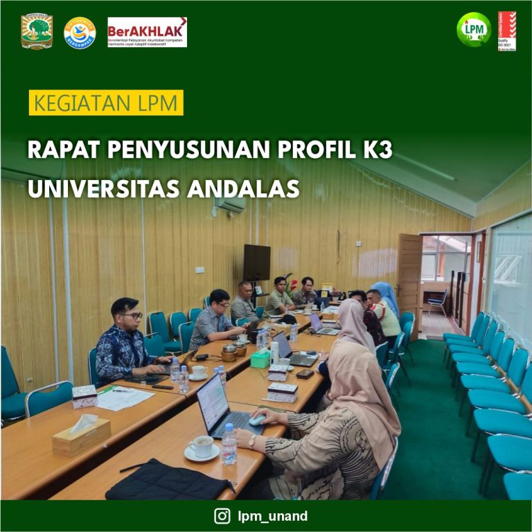 Rapat Penyusunan Profil K3 Universitas Andalas