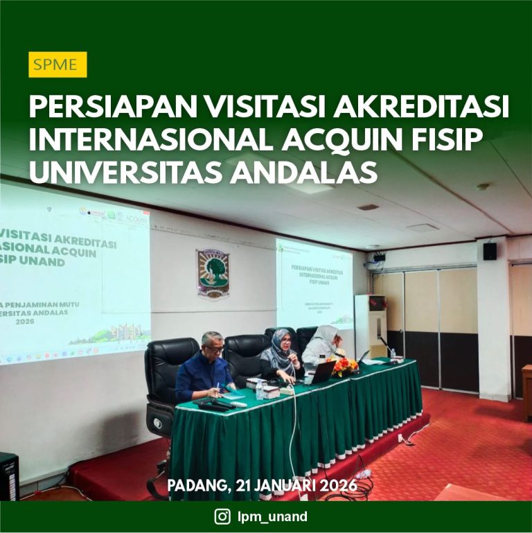 Rapat Persiapan Visitasi Akreditasi Internasional ACQUIN